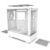 NZXT H5 Flow Compact Mid-tower Airflow Casing White - Image 5
